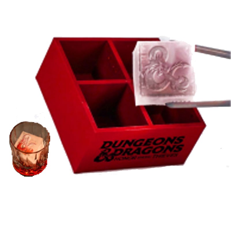 Silicone 4 Holes Customizable Ice Logo Cube Tray - Image 3