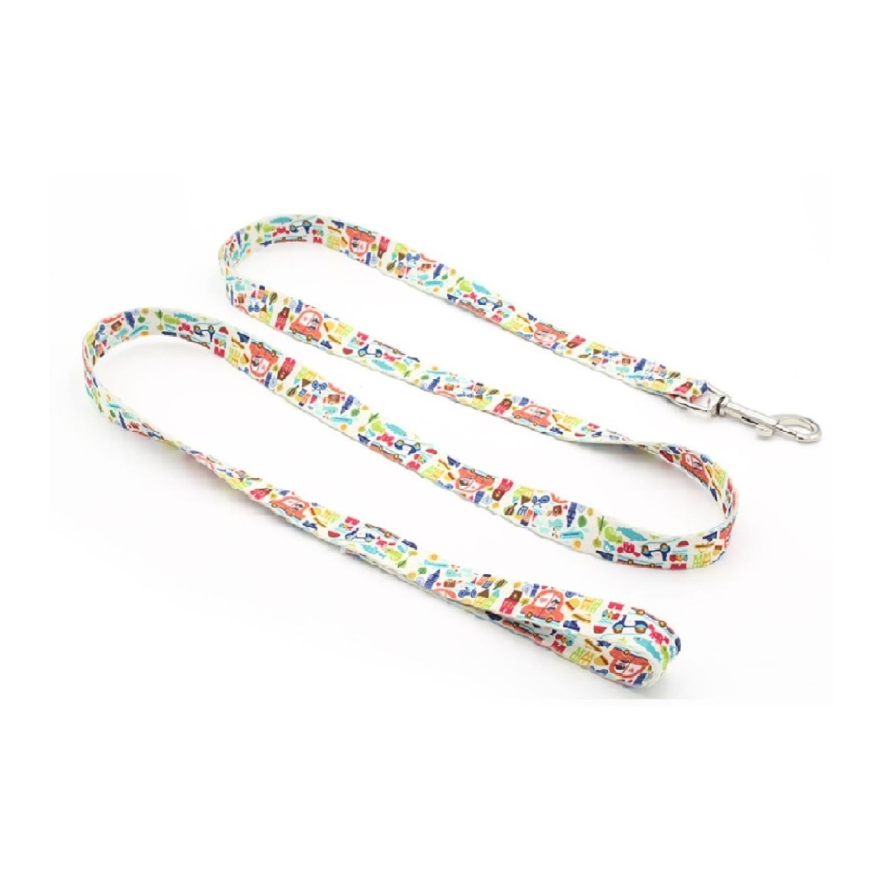 1"W x 72"L Polyester Pet Leash Sublimation w/ Metal Carabiner - Image 3