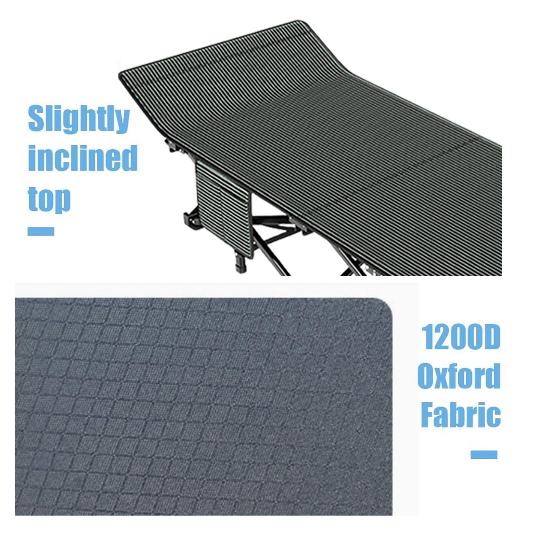 Folding Outdoor Camping Bed - Image 3