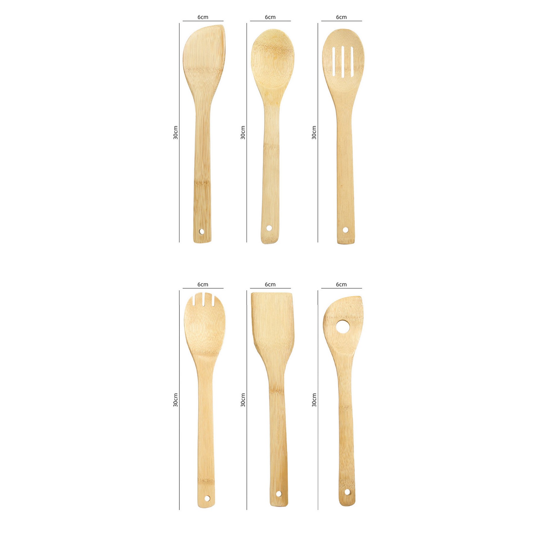 Bamboo Eco Kitchenware 6 Piece Set - Image 3