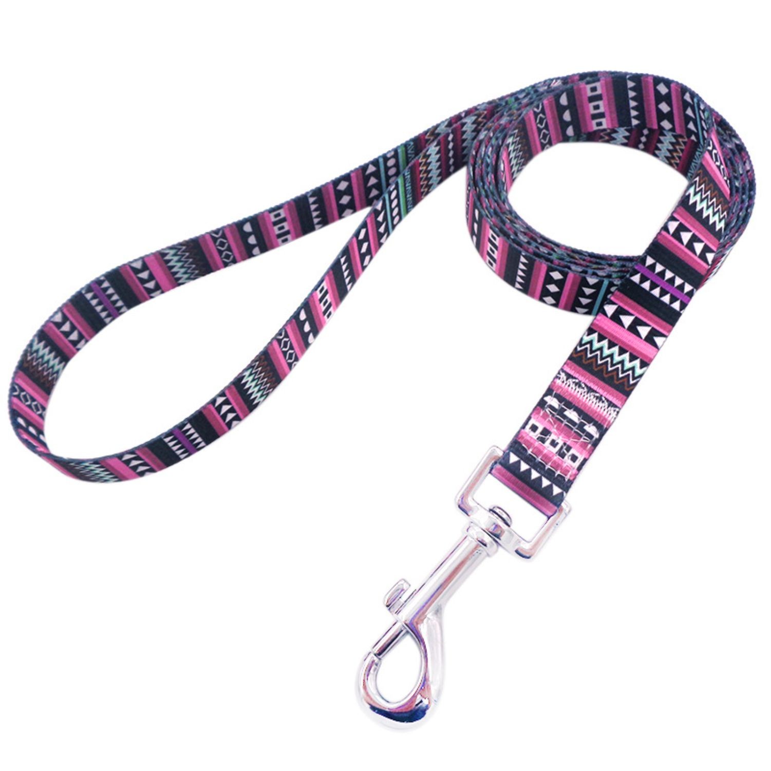 Dye-Sublimation Dog Leash with Adjustable Collar & Carabiner - Image 4