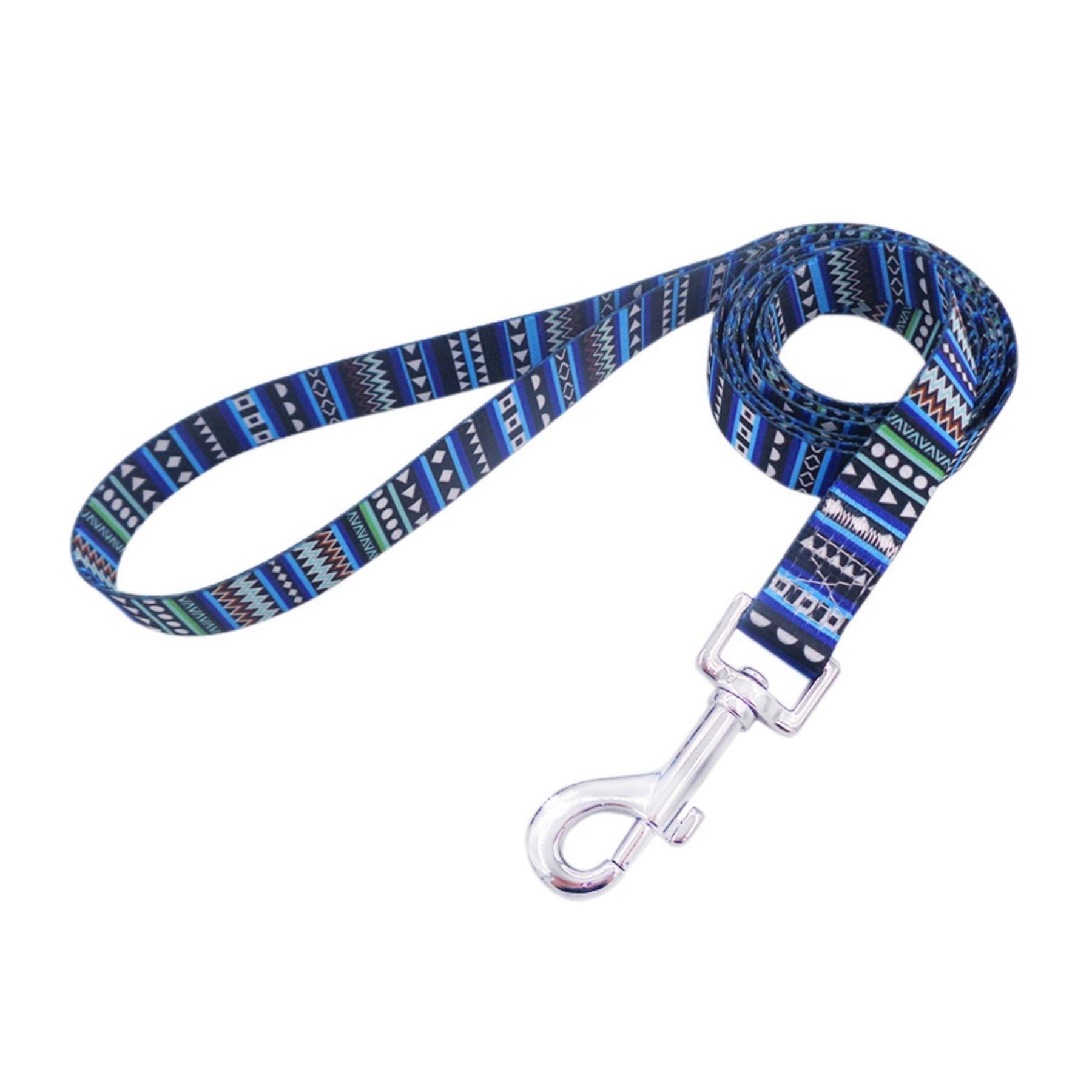 1"W x 72"L Polyester Pet Leash Sublimation w/ Metal Carabiner - Image 4