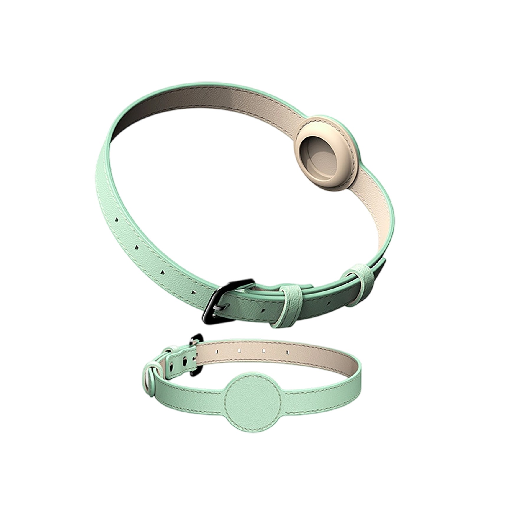PU Leather Pet Collar with Adjustable Strap - Image 4