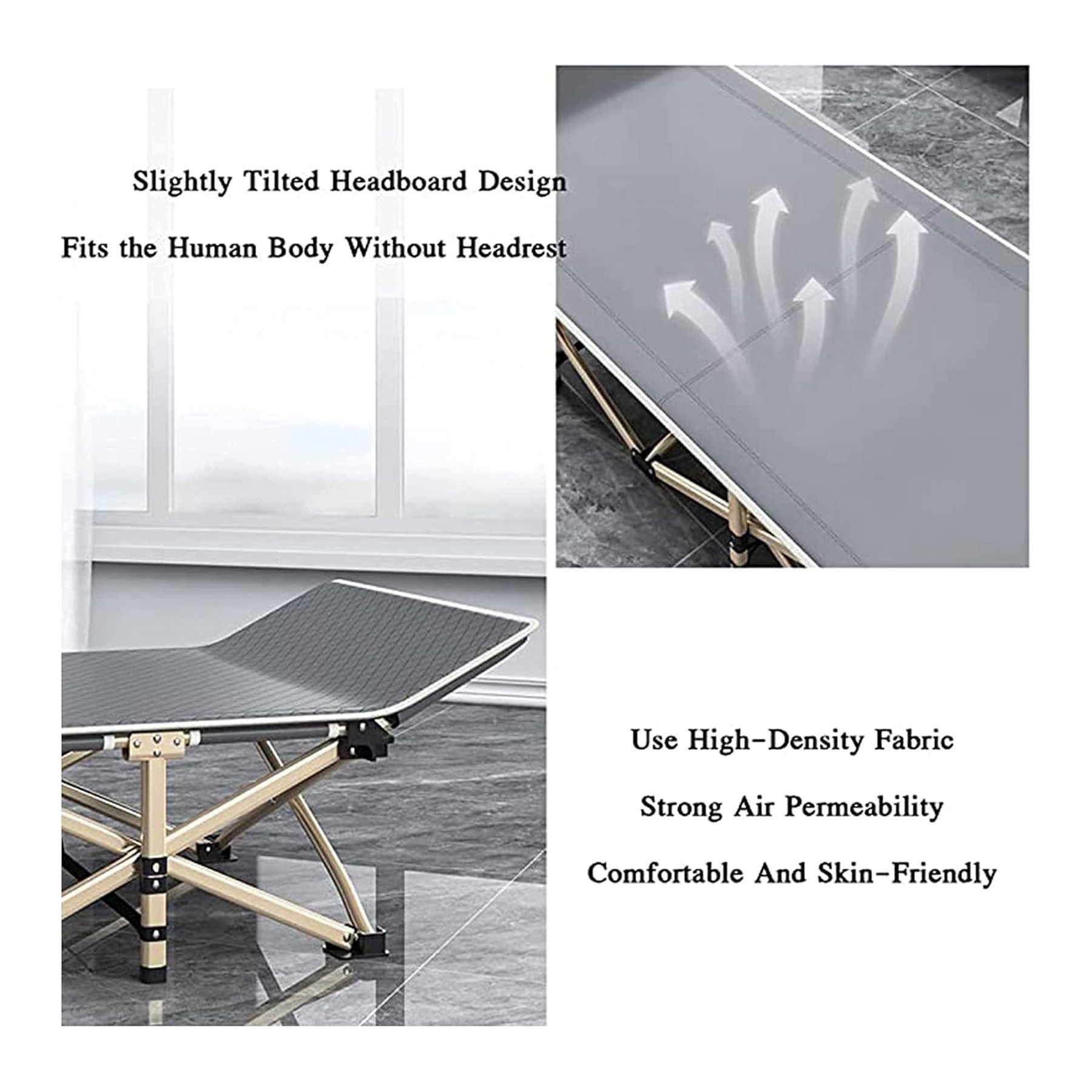 Folding Outdoor Camping Bed - Image 4