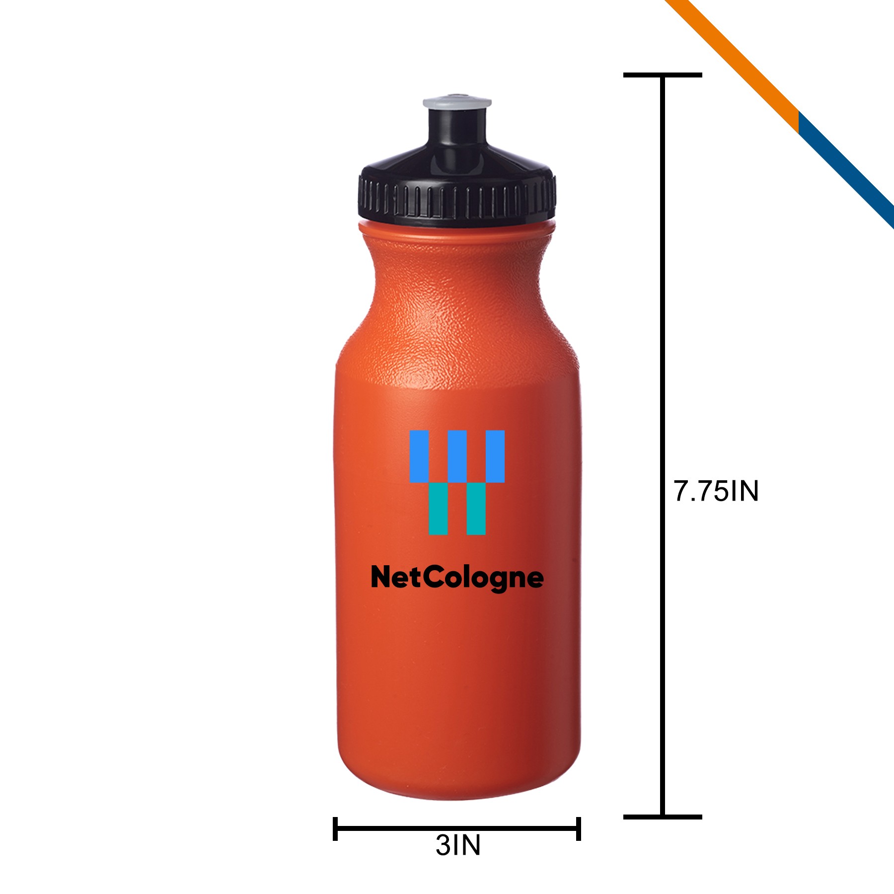 Homer Plastic Sports Bottle - 20 OZ. - Image 4