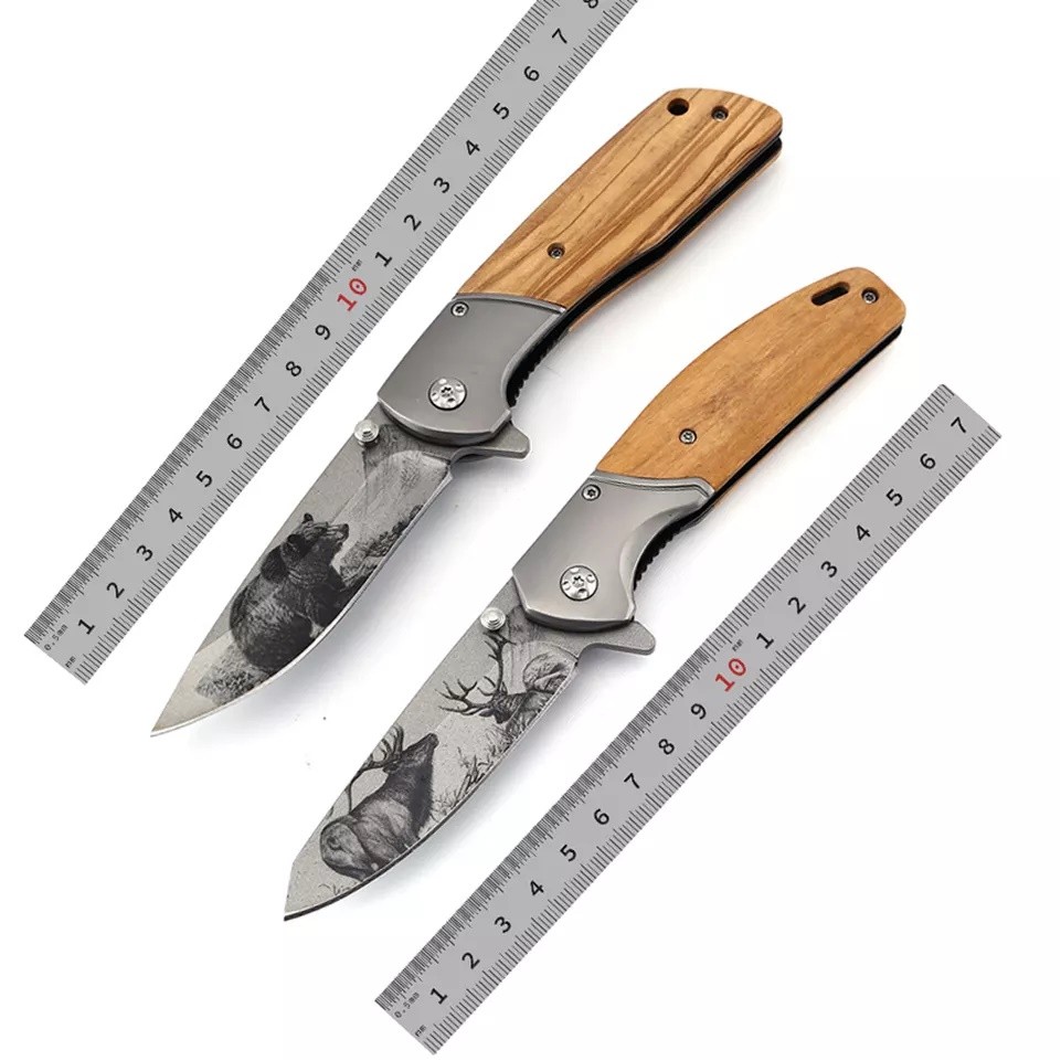 ApexBlade - Olivewood Folding Pocket Knife with Stainless Steel Blade – Full-Color & Gift Box Option - Image 4