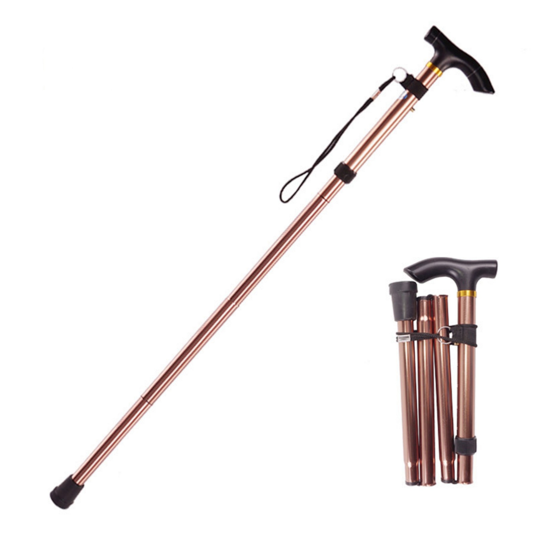 Outdoor Folding Telescopic Trekking Poles - Image 2