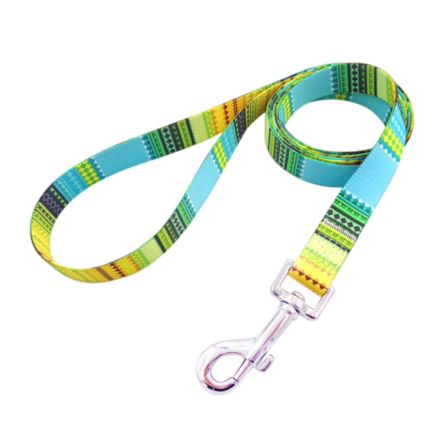 1"W x 72"L Polyester Pet Leash Sublimation w/ Metal Carabiner - Image 5