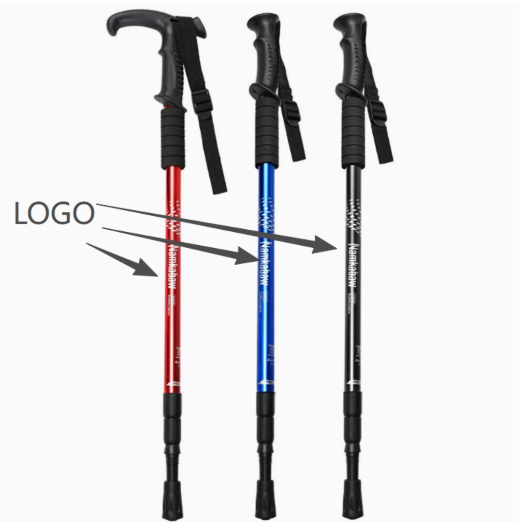 3-Section Adjustable Aluminum Trekking Pole