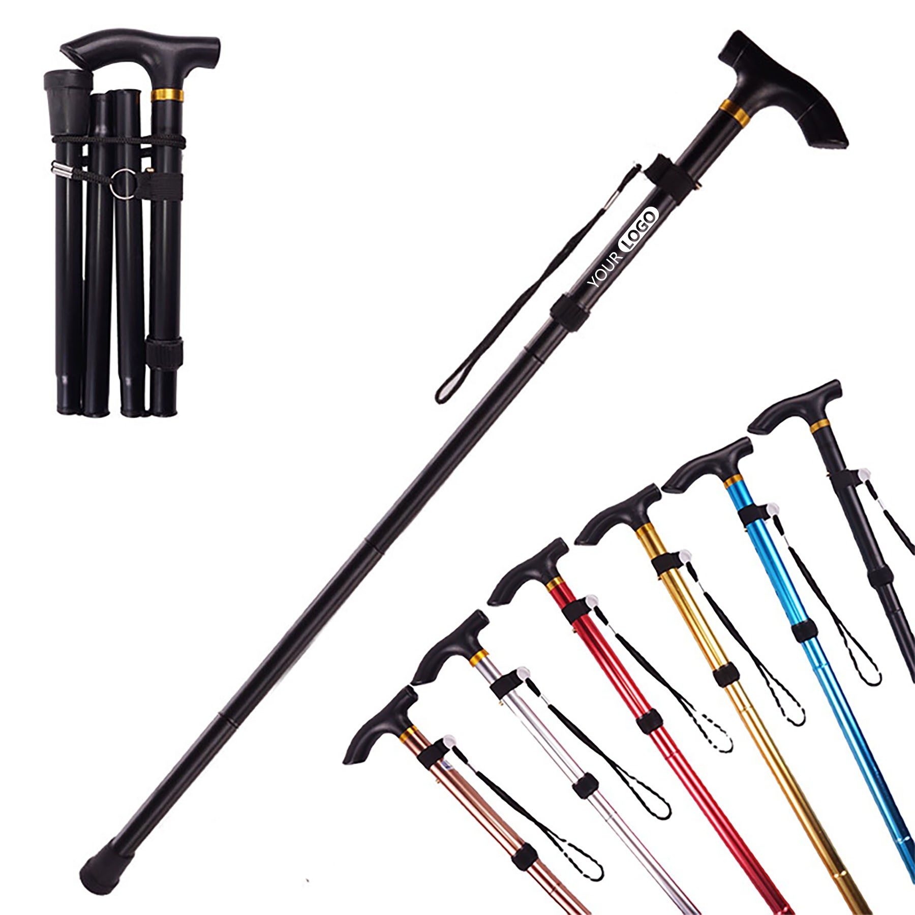 Aluminum Folding Trekking Pole