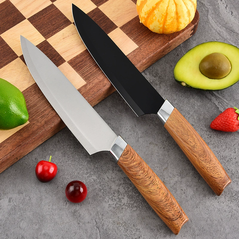 Durable Sharp Home Kitchen Stainless Knife Contoured Handle Promo Gift Box - Image 2