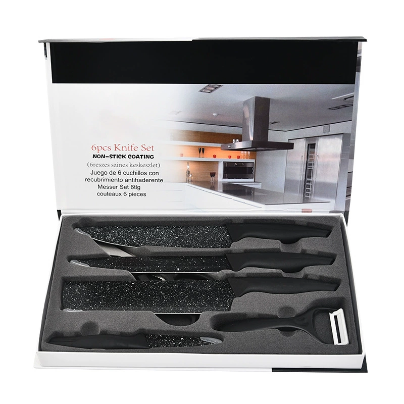 6-Piece Star Kitchen Knife Set Gift Box - Image 2