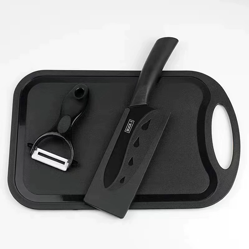 Household Knife Set With Sheath Cutting Board For Baby Food & Dorm - Image 3