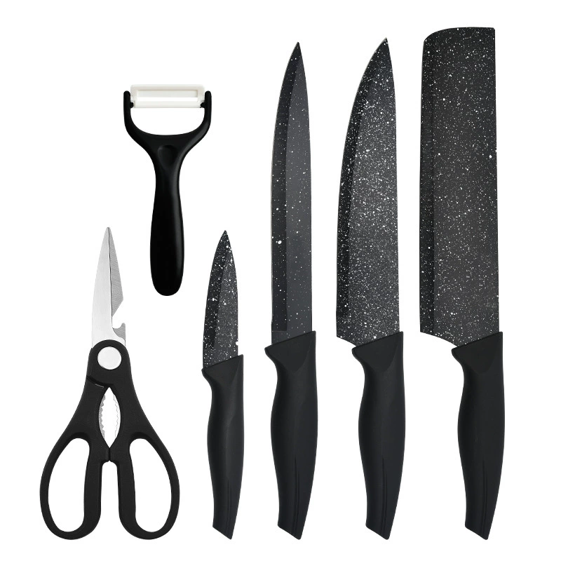 6-Piece Star Kitchen Knife Set Gift Box