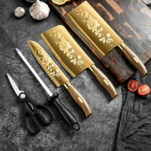 Home Stainless Kitchen Knife Combo Dual-Use Promotional Gift Set